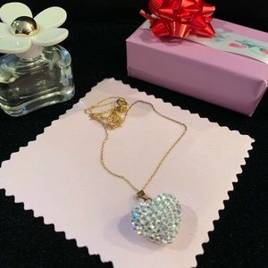 Austrian Crystal Heart Necklace